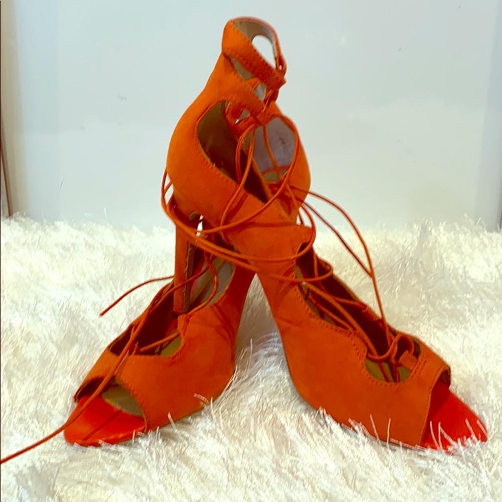 Orange Also high heels